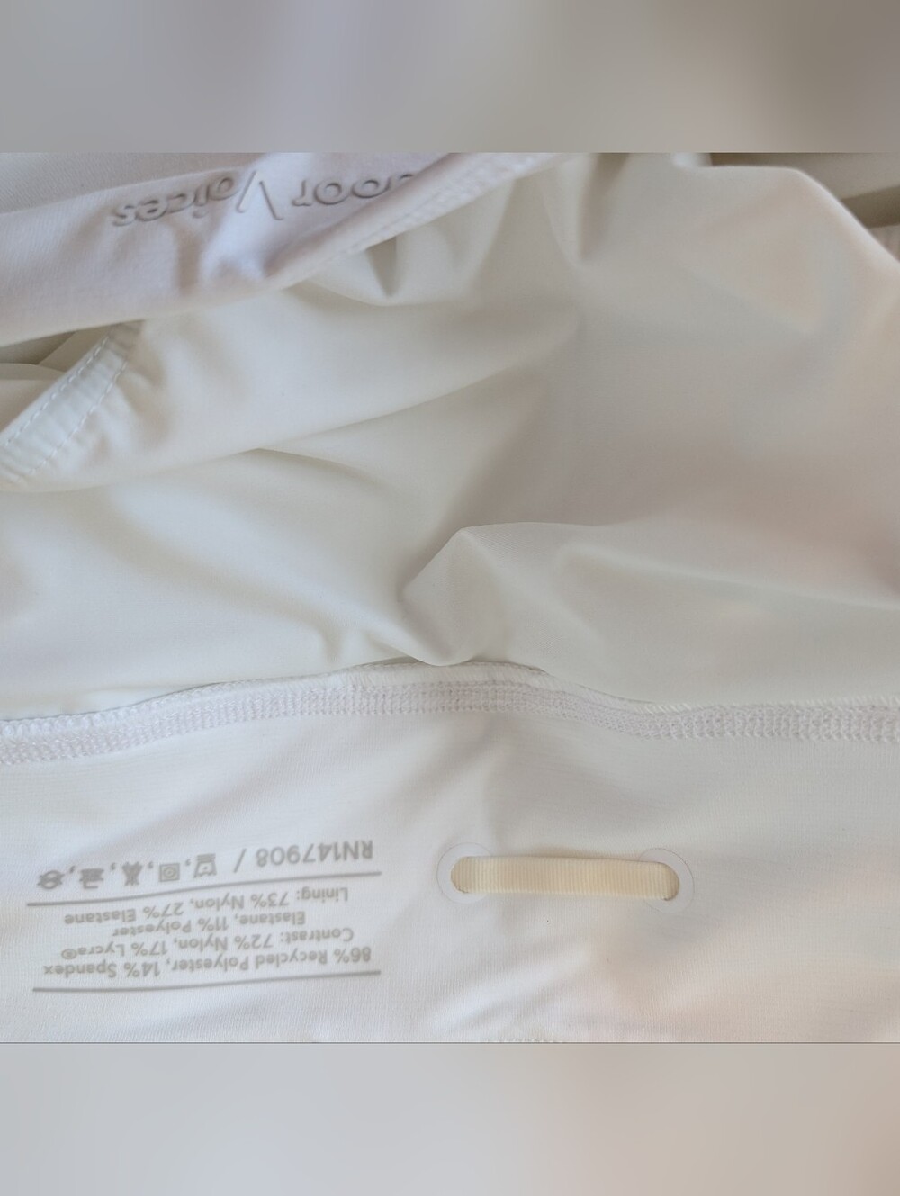 NWT Outdoor Voices Women's White Hudson 2.5" Shorts Size XL Lined Running - Picture 12 of 16